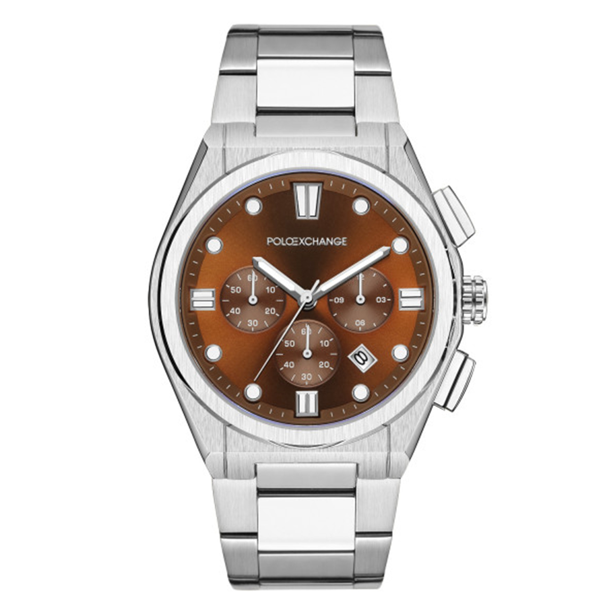 MONTRE POLOEXCHANGE HOMME M.FONCTION ACIER